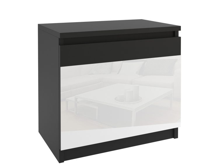 Tavolino da letto BM SN1/0/B/B/W/0
