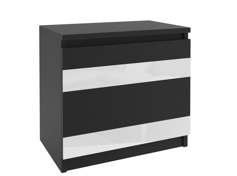 Comodino Belini nero Produttore MH SN1/0/B/B/W/0