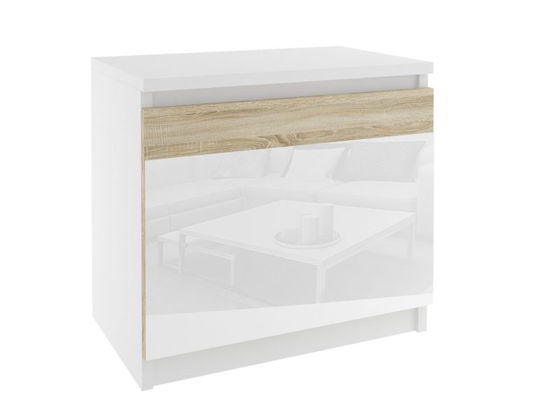 Comodino Belini bianco Produttore SI SN1/0/W/DS/W/0