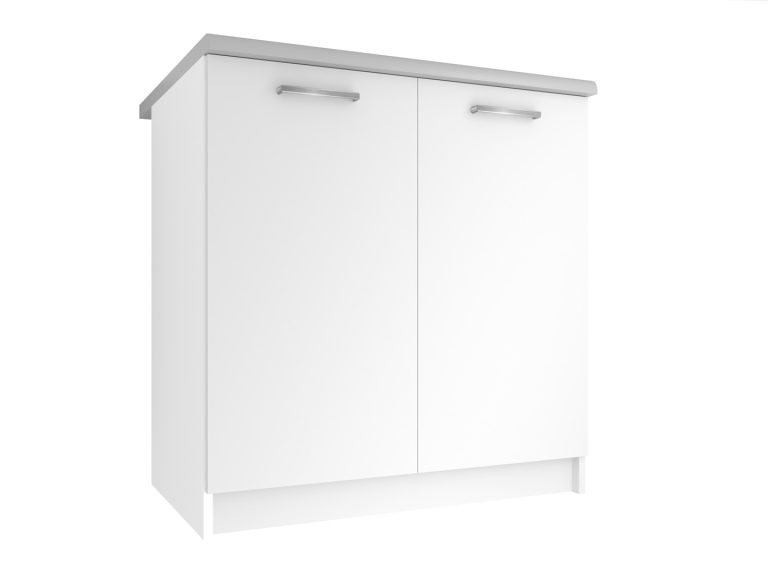 Mobile da cucina Belini inferiore 80 cm bianco opaco senza piano di lavoro Produttore TOR SD80/0/WT/WT/BB/E
