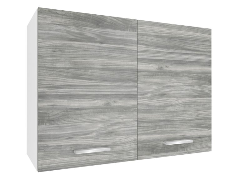 Mobile da cucina Belini superiore 80 cm grigio antracite Glamour Wood Produttore TOR SG80/1/WT/GW1/0/E