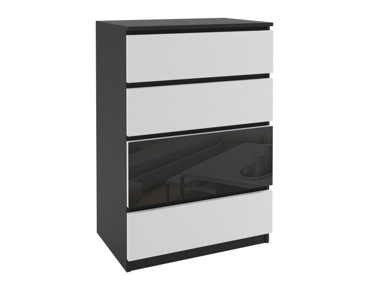 Comò 63 Belini nero / bianco Produttore SI KOM1/1/B/W/B/0