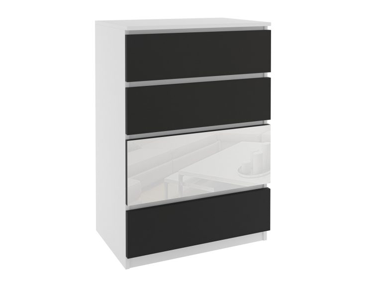 Comò 77 Belini bianco / nero Produttore SI KOM1/1/W/B/W/0