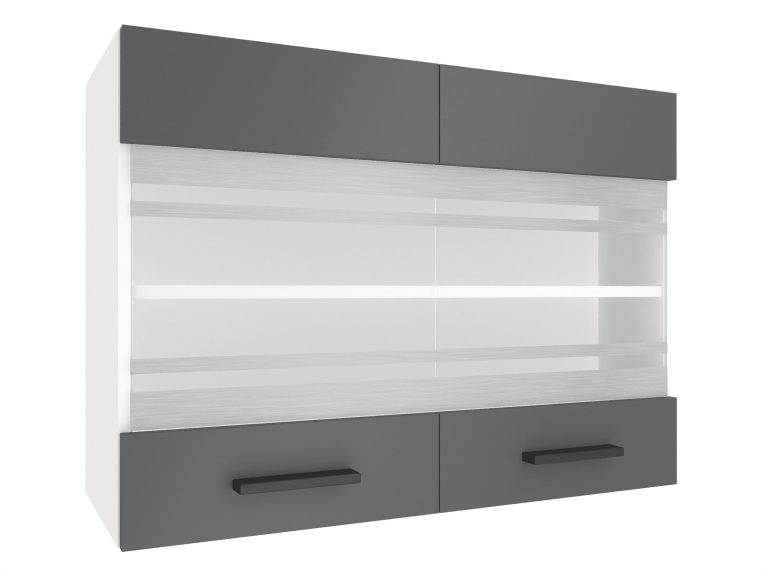 Mobile da cucina Belini superiore 80 cm grigio opaco Produttore TOR SGW80/2/WT/SR/0/B1