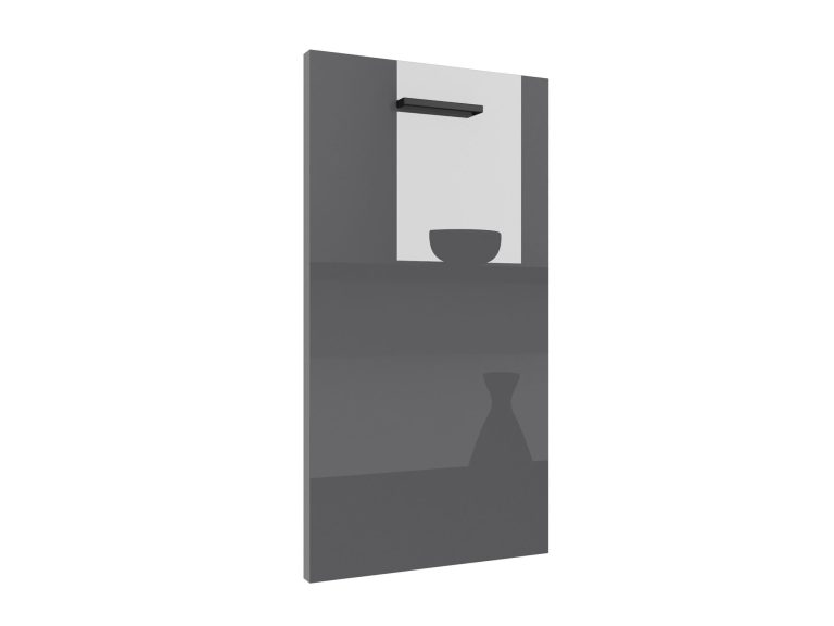 Pannello per lavastoviglie Belini coperto 45 cm grigio lucido Produttore PZ45/1/WT/S/0/B1