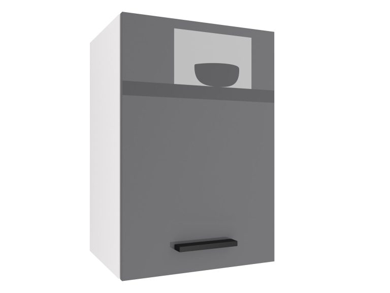 Mobile da cucina Belini superiore 40 cm grigio lucido Produttore INF SG40/1/WT/S/0/B1