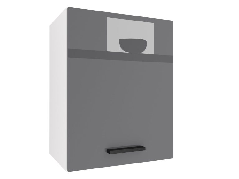 Mobile da cucina Belini superiore 45 cm grigio lucido Produttore INF SG45/2/WT/S/0/B1