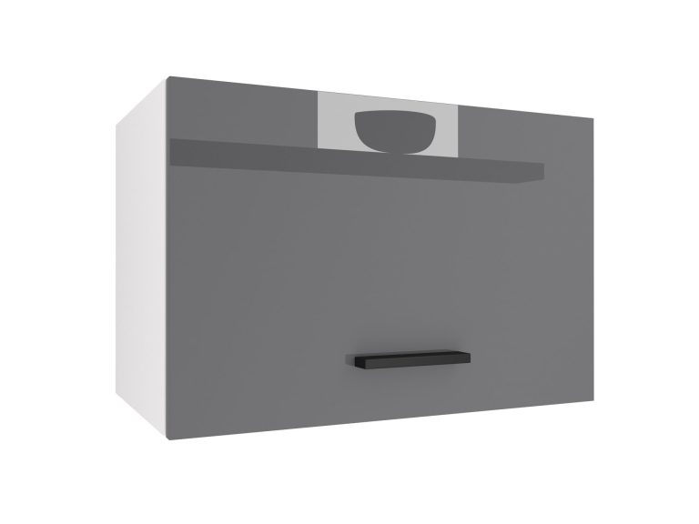Mobile da cucina Belini sopra cappa 60 cm grigio lucido Produttore INF SGP60/3/WT/S/0/B1

