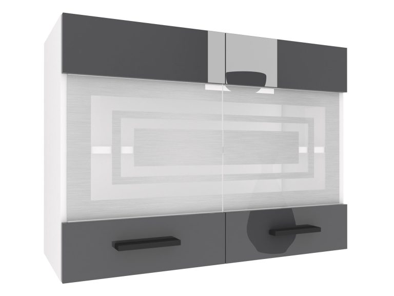 Mobile da cucina Belini superiore 80 cm grigio lucido Produttore INF SGW80/3/WT/S/0/B1
