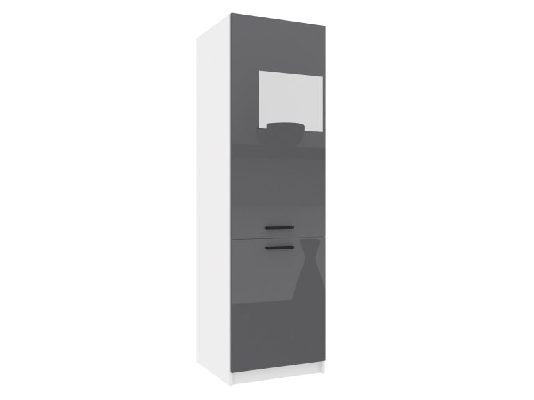 Mobile da cucina alto Belini per frigorifero da incasso 60 cm grigio lucido Produttore INF SSL60/1/WT/S/0/B1
