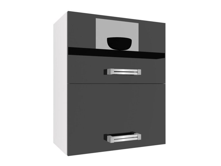 Mobile da cucina Belini superiore 60 cm nero lucido Produttore INF SGP2-60/1/WT/B/0/D
