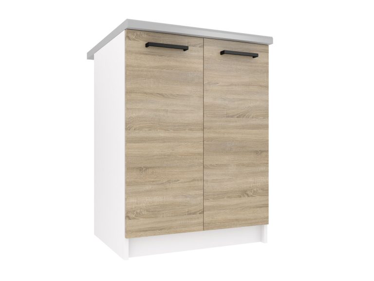 Mobile da cucina Belini inferiore 60 cm rovere sonoma senza piano di lavoro Produttore TOR SD2-60/0/WT/DS/BB/B1
