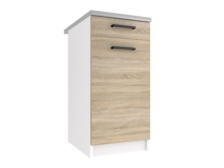 Mobile da cucina Belini inferiore con cassetti 40 cm rovere sonoma senza piano di lavoro Produttore TOR SDSZ1-40/1/WT/DS/BB/B1