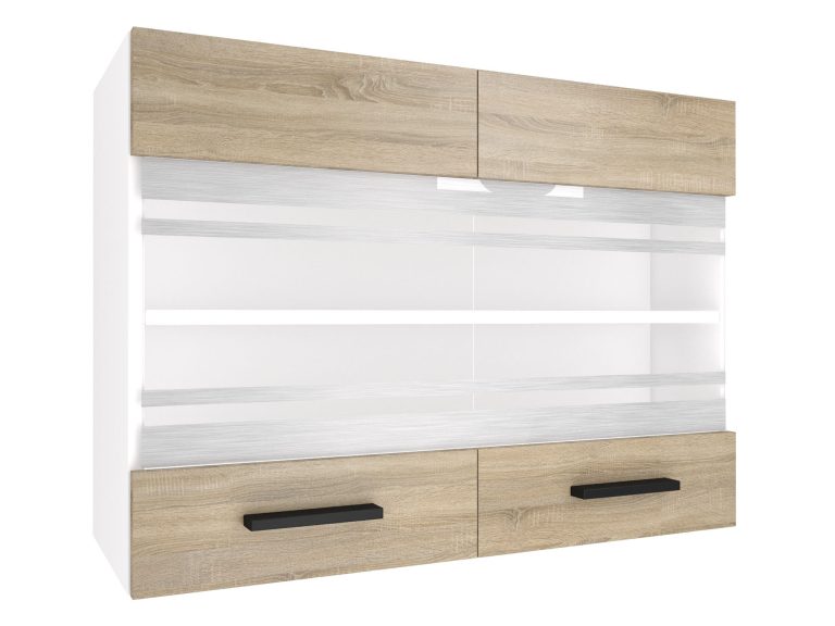 Mobile da cucina Belini superiore 80 cm rovere sonoma Produttore TOR SGW80/2/WT/DS/0/B1
