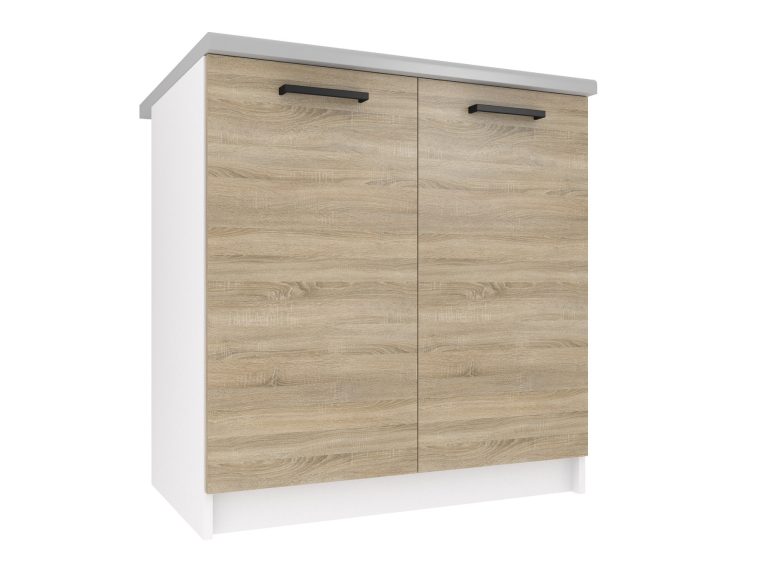 Mobile da cucina Belini inferiore 80 cm rovere sonoma senza piano di lavoro Produttore TOR SD80/0/WT/DS/BB/B1