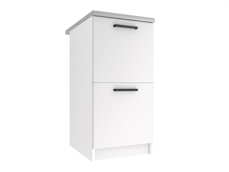 Mobile da cucina Belini inferiore 40 cm bianco opaco senza piano di lavoro Produttore TOR SD2-40/0/WT/WT/BB/B1