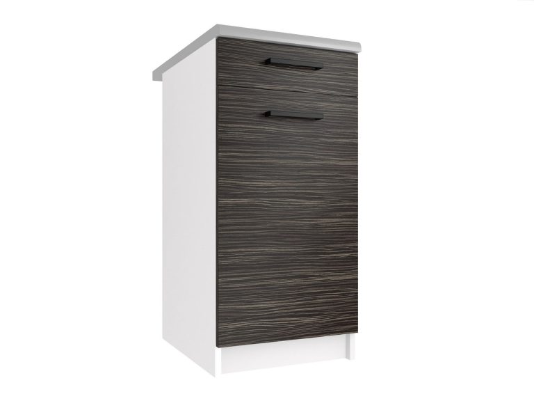 Mobile da cucina Belini inferiore con cassetti 40 cm ebano reale senza piano di lavoro Produttore TOR SDSZ1-40/0/WT/HK/BB/B1