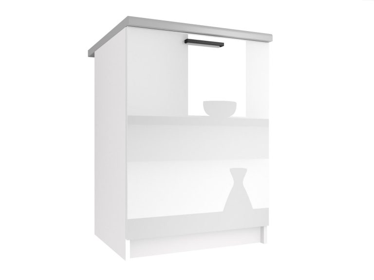 Mobile da cucina Belini inferiore 60 cm bianco lucido con piano di lavoro Produttore INF SD60/0/WT/W/0/B1/
