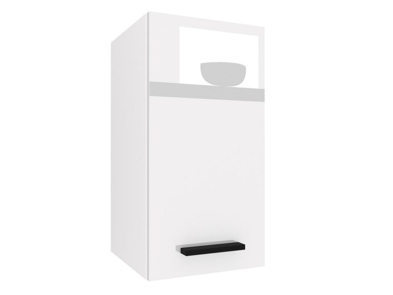 Mobile da cucina Belini superiore 30 cm bianco lucido Produttore INF SG30/2/WT/W/0/B1