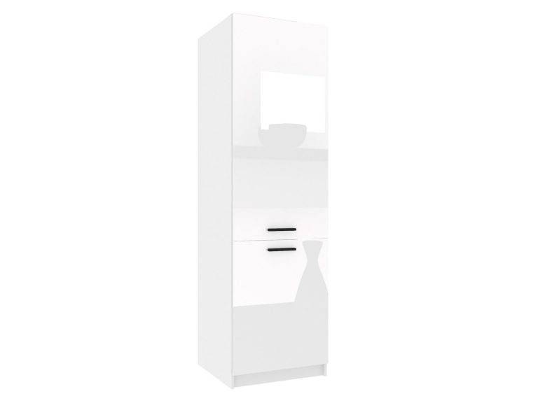 Mobile alto da cucina Belini per frigorifero da incasso 60 cm bianco lucido Produttore INF SSL60/1/WT/W/0/B1
