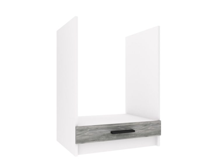 Mobile da cucina Belini inferiore per forno da incasso 60 cm grigio antracite Glamour Wood senza piano di lavoro Produttore TOR SDP60/0/WT/GW/0/B1
