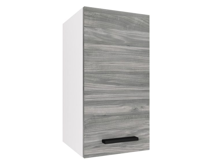 Mobile da cucina Belini superiore 30 cm grigio antracite Glamour Wood Produttore TOR SG30/1/WT/GW1/0/B1