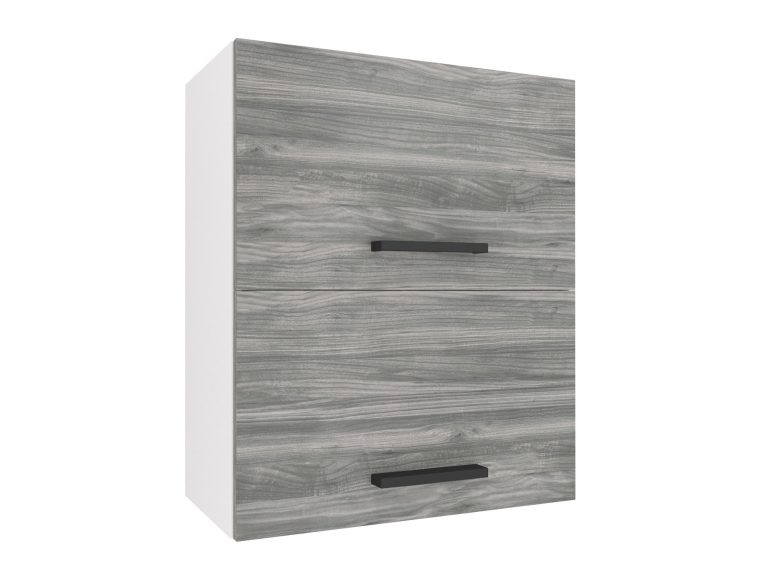 Mobile da cucina Belini superiore 60 cm grigio antracite Glamour Wood Produttore TOR SGP2-60/1/WT/GW1/0/B1