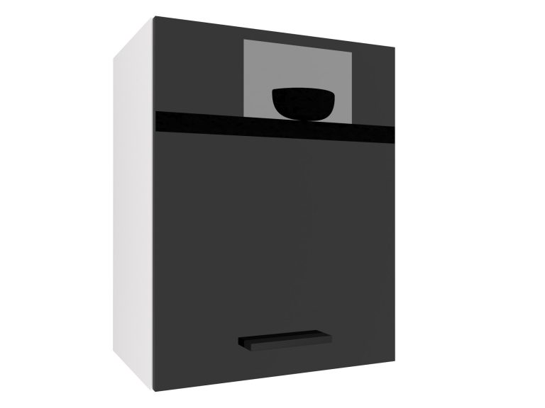 Mobile da cucina Belini superiore 45 cm nero lucido Produttore INF SG45/2/WT/B/0/B1