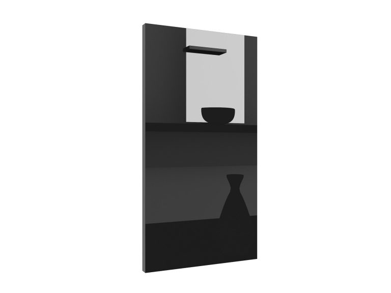 Pannello per lavastoviglie Belini coperto 45 cm nero lucido Produttore INF PZ45/1/WT/B/0/B1


