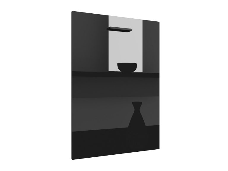 Pannello per lavastoviglie Belini coperto 60 cm nero lucido Produttore INF PZ60/1/WT/B/0/B1