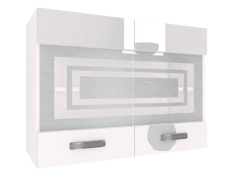Mobile da cucina Belini superiore 80 cm bianco lucido Produttore INF SGW80/3/WT/W/0/F
