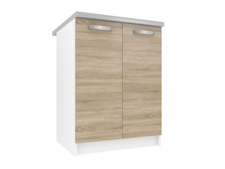 Mobile da cucina Belini inferiore 60 cm rovere sonoma con piano di lavoro Produttore TOR SD2-60/0/WT/DS/0/U