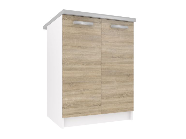 Mobile da cucina Belini inferiore 60 cm rovere sonoma senza piano di lavoro Produttore TOR SD2-60/0/WT/DS/BB/T

