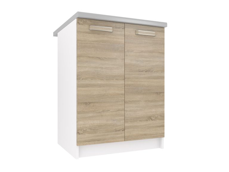 Mobile da cucina Belini inferiore 60 cm rovere sonoma con piano di lavoro Produttore TOR SD2-60/0/WT/DS/0/F
