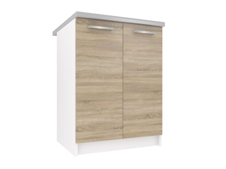 Mobile da cucina Belini inferiore 60 cm rovere sonoma senza piano di lavoro Produttore TOR SD2-60/0/WT/DS/BB/E
