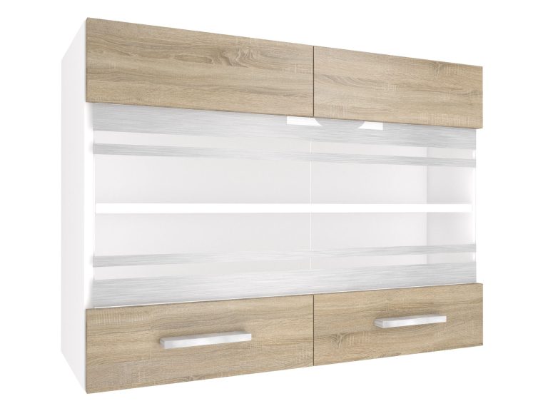 Mobile da cucina Belini superiore 80 cm rovere sonoma Produttore TOR SGW80/3/WT/DS/0/E