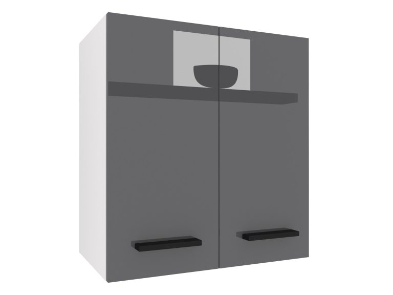 Mobile da cucina Belini superiore 60 cm grigio lucido Produttore INF SG2-60/3/WT/S/0/B1