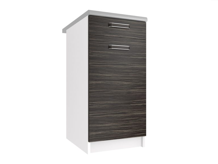 Mobile da cucina Belini inferiore con cassetti 40 cm ebano reale senza piano di lavoro Produttore TOR SDSZ1-40/0/WT/HK/BB/F