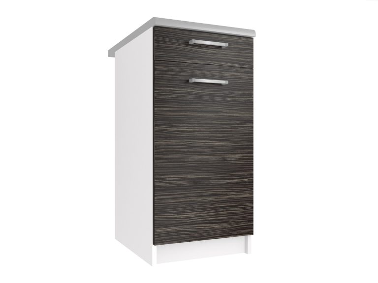 Mobile da cucina Belini inferiore con cassetti 40 cm ebano reale senza piano di lavoro Produttore TOR SDSZ1-40/0/WT/HK/BB/P