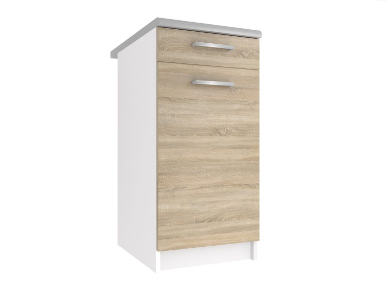 Mobile da cucina Belini inferiore con cassetti 40 cm rovere sonoma senza piano di lavoro Produttore TOR SDSZ1-40/1/WT/DS/BB/E