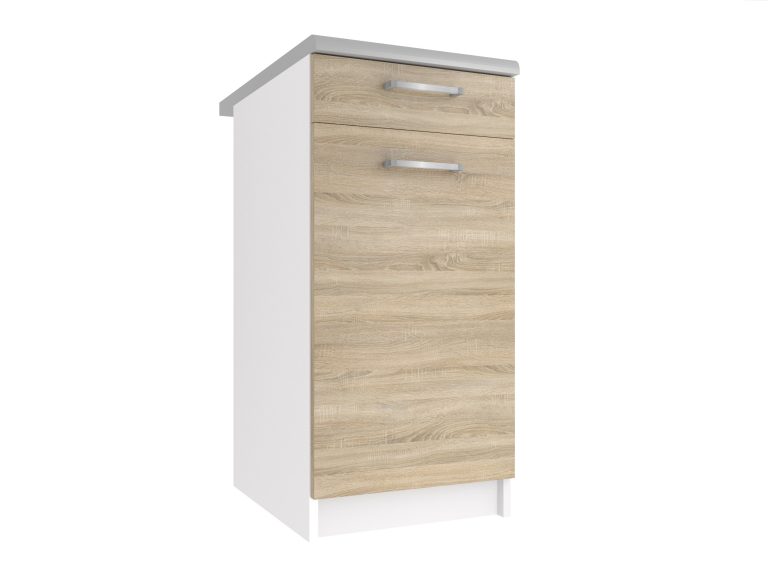 Mobile da cucina Belini inferiore con cassetti 40 cm rovere sonoma senza piano di lavoro Produttore TOR SDSZ1-40/1/WT/DS/BB/P