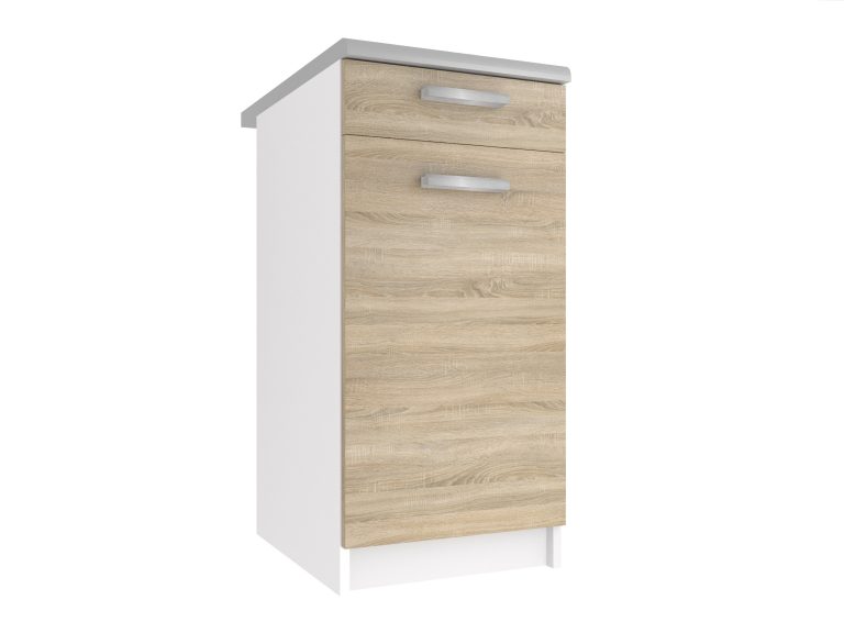 Mobile da cucina Belini inferiore con cassetti 40 cm rovere sonoma senza piano di lavoro Produttore TOR SDSZ1-40/1/WT/DS/0/T