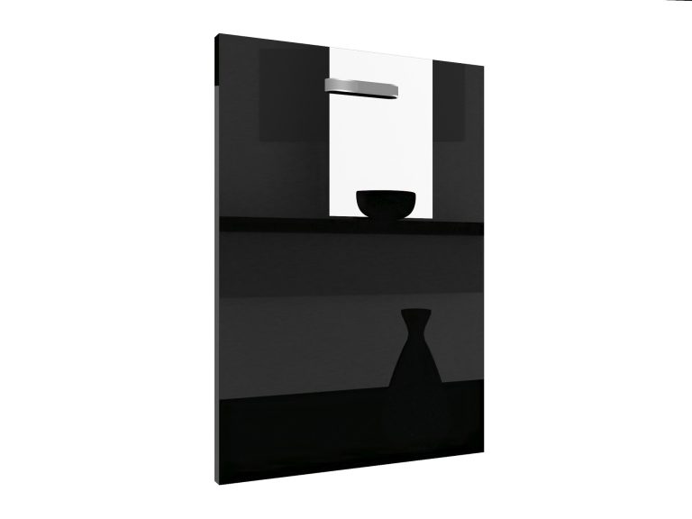 Pannello per lavastoviglie Belini coperto 60 cm nero lucido Produttore INF PZ60/1/WT/B/0/F