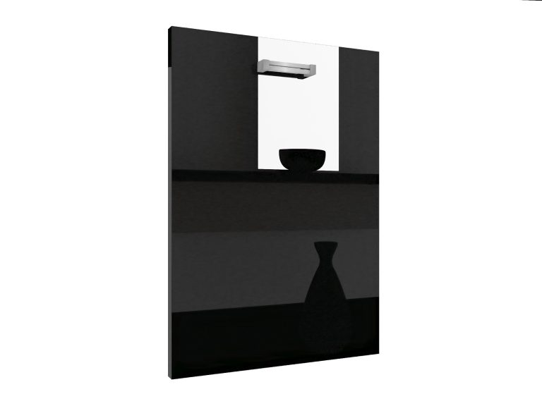 Pannello per lavastoviglie Belini coperto 60 cm nero lucido Produttore INF PZ60/1/WT/B/0/D