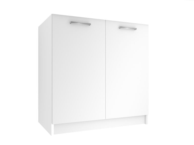 Mobile da cucina Belini con lavello 80 cm bianco opaco senza piano di lavoro Produttore TOR SDZ80/0/WT/WT/0/E
