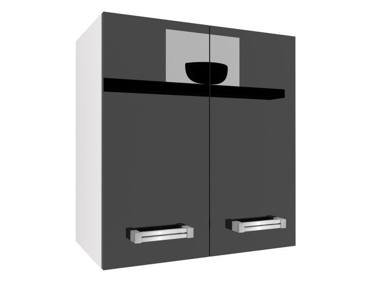 Mobile da cucina Belini superiore 60 cm nero lucido Produttore INF SG2-60/2/WT/B/0/D
