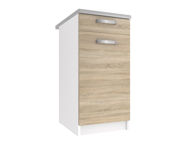 Mobile da cucina Belini inferiore con cassetti 40 cm rovere sonoma con piano di lavoro Produttore TOR SDSZ1-40/1/WT/DS/0/U
