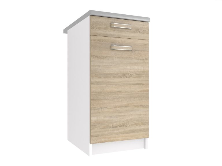 Mobile da cucina Belini inferiore con cassetti 40 cm rovere sonoma con piano di lavoro Produttore TOR SDSZ1-40/1/WT/DS/0/F
