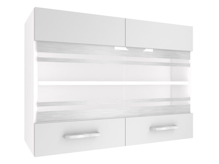 Mobile da cucina Belini superiore 80 cm bianco opaco Produttore TOR SGW80/2/WT/WT/0/E