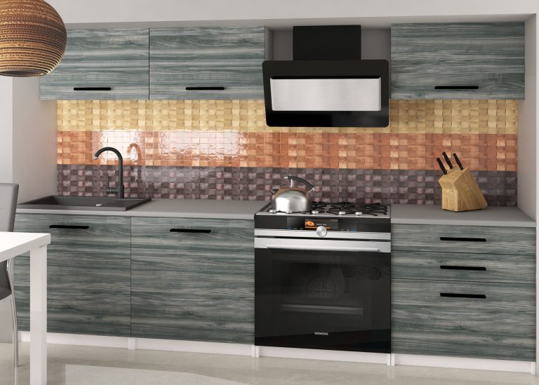 Mobili da cucina 180 cm grigio antracite grafite senza piano di lavoro Produttore TOR LAURENTINO2/3/WT/GW1/BB/B1
